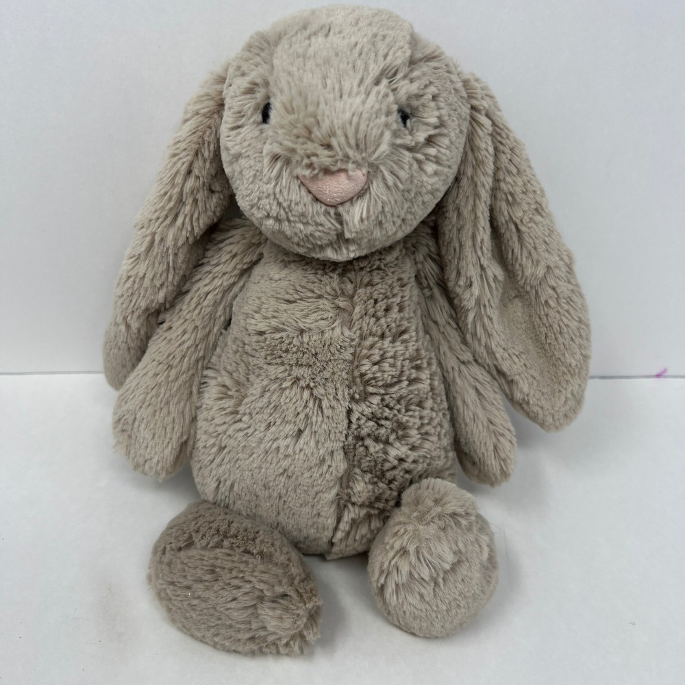 Jellycat Bashful Bunny 12 Inch Beige Plush Soft Stuffed Animal Toy Rabbit